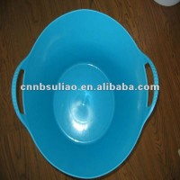 small plastic bucket,flexible PE tubs&basin